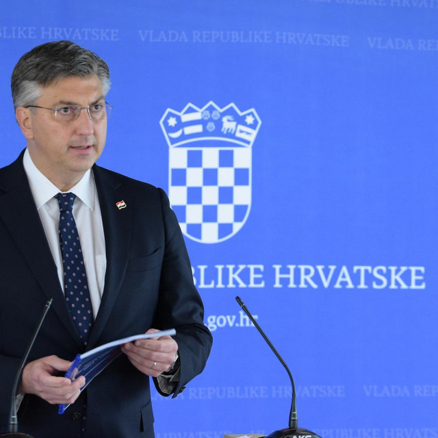 Premijer Andrej Plenković na predstavljanju NPOO-a Gospodarsko-socijalnom vijeću