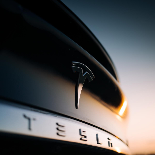 &lt;p&gt;Tesla logo&lt;/p&gt;
